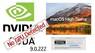 💡 CUDA FIX error: Update Required. OSX nVidia GPU CUDA 9.0.222 driver for macOS High Sierra 10.13
