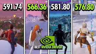 NVIDIA Drivers Are BREAKING Fortnite FPS – 566.36 vs 591.74 vs 581.80 vs 576.80