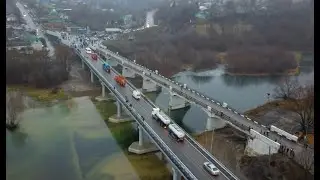 Открытие нового моста в Лебедяни