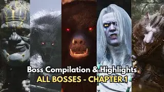 Black Myth: Wukong - Boss Compilation Reactions & Highlights - ALL BOSSES - Chapter 1