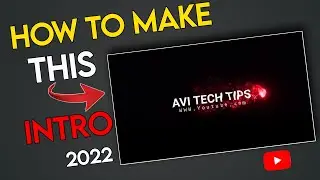 How To Make An Intro For Youtube Videos On Android | How to Make A Youtube Intro