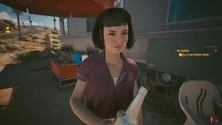 Girl hiccups in Cyberpunk 2077 Update 2.0