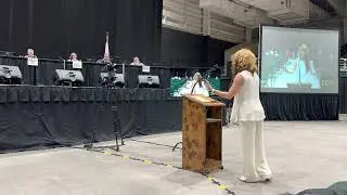 Patty Walker of Bradley Junction speaks at Mosaic workshop on Jan 31, 2023