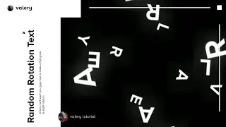 HOW TO MAKE RANDOM ROTATION TEXT 🌠 / Alight Motion Tutorial