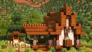 Minecraft: How to Build a Medieval Starter House | Easy Relaxing Tutorial
