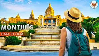 Montjuic Barcelona 4K Walk | It’s like being there! (Olympic Ring & MNAC)