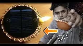 Solar Powered Diya (lamp)