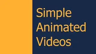 Simple Animated Video Showreel 