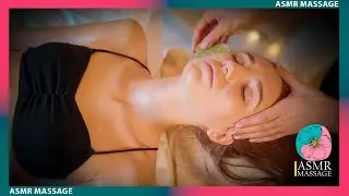 ASMR Head Gua Sha Relaxing Massage by Olga