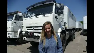 Вахтовый автобус с лебедкой