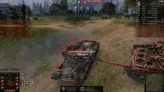 ПТ-САУ Super Hellcat.  Карта Мурованка.  Стандартный бой.  Танк уничтожен.
