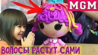 Растим кукле волосы! Делаем стрижки и укладки! Лалалупси с волосами из теста!