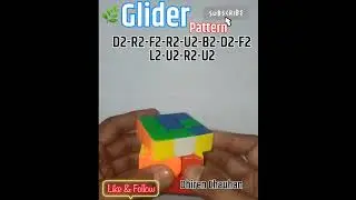 Glinder, Pattern (D2-R2-F2-R2-U2-B2-D2-F2-L2-U2-R2-U2)