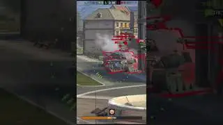 СКИЛЛОВИК на ТОКСИЧНОМ ТАНКЕ попал в БОЙ против 70% ВЗВОДА в #blitz #tanksblitz #shorts