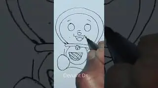 How to draw a doraemi cartoon drawing #cartoondrawing #paintingforbeginners #Doraemon
