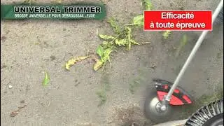 BROSSE UNIVERSELLE METALLIQUE POUR DEBROUSSAILLEUSE