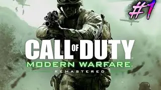 CALL OF DUTY MODERN WARFARE REMASTERED GAMEPLAY PS4 #1