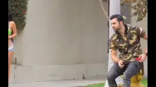 Hooman tv gold digger prank. Ferrari.