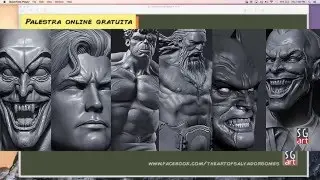 Palestra com o escultor Salvador Gomes