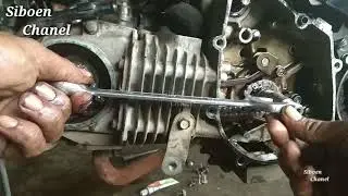 Supra 125 bunyi kasar kletek kletek ini penyebabnya#Siboen tutor