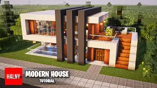 How to build a modern house in minecraft