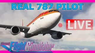 Real Airline Pilot Flies the IniBuilds A300-600R Live!
