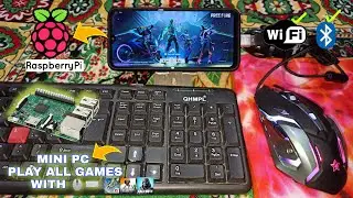 Raspberry Pi 4 Use Playing PUBG Free Fire COD All Games With Mouse And Keyboard Full Video 2022