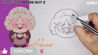 How to Draw Nostalgia | Inside Out 2 #drawing #inside_out_2 #how_to_draw