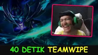 GA KUAT MENTAL SAMPE RAGE QUIT 40 DETIK KENA TEAM WIPE - RRQ Rusman PA ft Julio and Faiq Dota 2