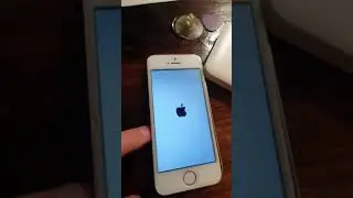 iphone завис на яблоке после падения, на кнопки не реагирует