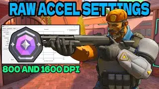 Best Raw Accel Settings for 800 & 1600 DPI in Valorant (2025 Update!)