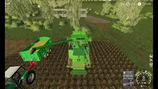 Farming Simulator 19..Карта Балдейкино.Сбор кукурузы и отвозка ее на продажу и удобрения . Cерия 15.
