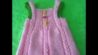 Сарафанчик связанный спицами