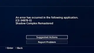 Shadow Complex Remastered PS4 Update Causes Game to Crash EVERY TIME