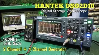 HANTEK DSO2D10 review || Digital Oscilloscope 2Ch + 1Ch Generator