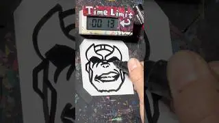 【ASMR】Drawing Thanos in 40 Sec