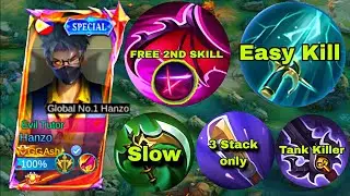 NEW HANZO PERFECT BUILD RIGHT NOW!! (hanzo meta build 2024 )