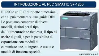 Introduzione al plc Simatic S7-1200 Siemens