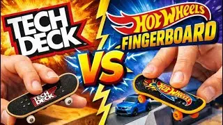 Teckdeck VS Hotwheels fingerboards 