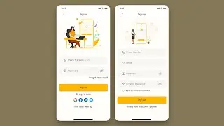 Login & Signup Page Design in Figma | Figma Tutorial