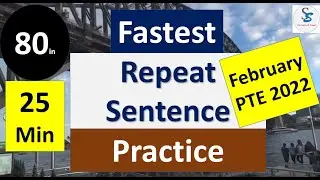 PTE Repeat Sentence Practice | Repeat Sentence Prediction February 2022 | PTE Tricks and Tips