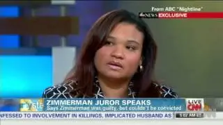 George Zimmerman juror to ABC  He 'got away with murder