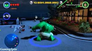 Lego Marvel's Avengers - How To Unlock Human Torch (Original) Character Location + Gameplay