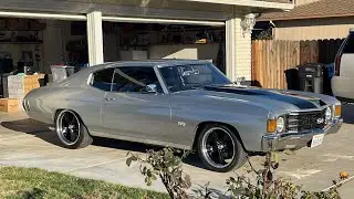Cruising around in the Chevelle accidentally did a burnout?