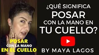 Qué significa 😵 posar 📸 con la mano ✋🏻 en el cuello?