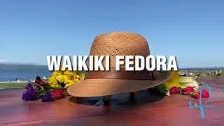 Ultrafino Fedora Waikiki Vented Straw Panama Hat