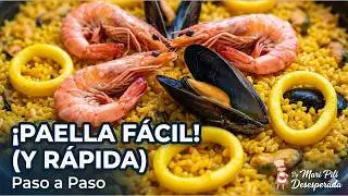 Paella de marisco, receta fácil paso a paso