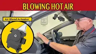 2009 Honda Civic AC Blowing Hot Air? FIX IT YOURSELF (Air Blend Actuator) code 1,  2 or code 3