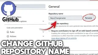 How to Change Your Repository's Name on Github - Easy Guide
