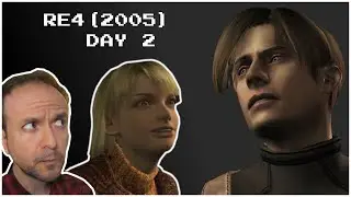 RESIDENT EVIL 4 (original) - FIRST TIME! (day 2)